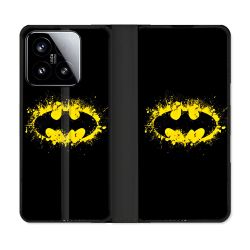 Housse cuir portefeuille Pour Xiaomi 15 Batman Logo