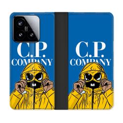 Housse cuir portefeuille Pour Xiaomi 15 CP Company