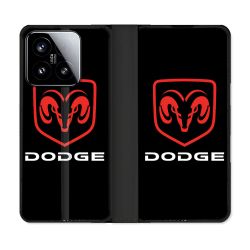 Housse cuir portefeuille Pour Xiaomi 15 Dodge