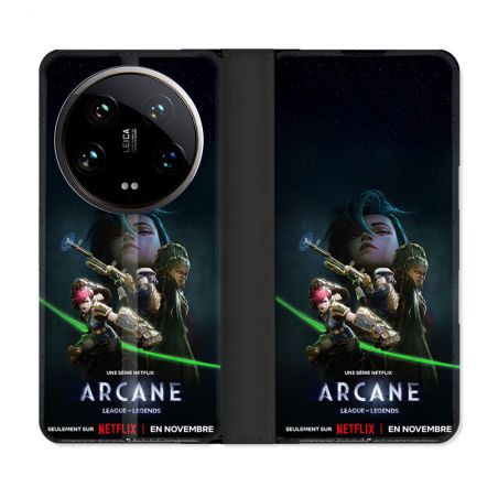 Housse cuir portefeuille Pour Xiaomi 14 Ultra Arcane Affiche