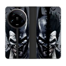 Housse cuir portefeuille Pour Xiaomi 14 Ultra Batman Joker