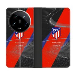 Housse cuir portefeuille Pour Xiaomi 14 Ultra Foot Athletico Madrid