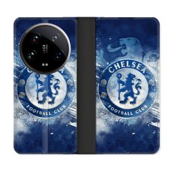 Housse cuir portefeuille Pour Xiaomi 14 Ultra Foot Chelsea