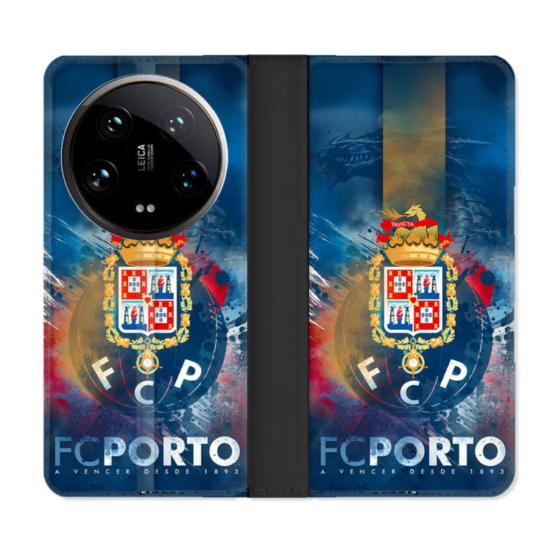 Housse cuir portefeuille Pour Xiaomi 14 Ultra Foot FC Porto