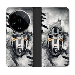Housse cuir portefeuille Pour Xiaomi 14 Ultra Foot Juventus Turin
