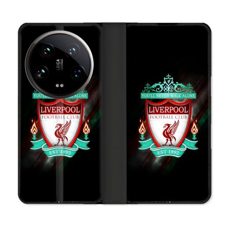 Housse cuir portefeuille Pour Xiaomi 14 Ultra Foot Liverpool