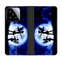 Housse cuir portefeuille Pour Xiaomi 15 Fantastique Fee Lune