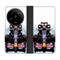 Housse cuir portefeuille Pour Xiaomi 14 Ultra Formule 1 F1 Red Bull
