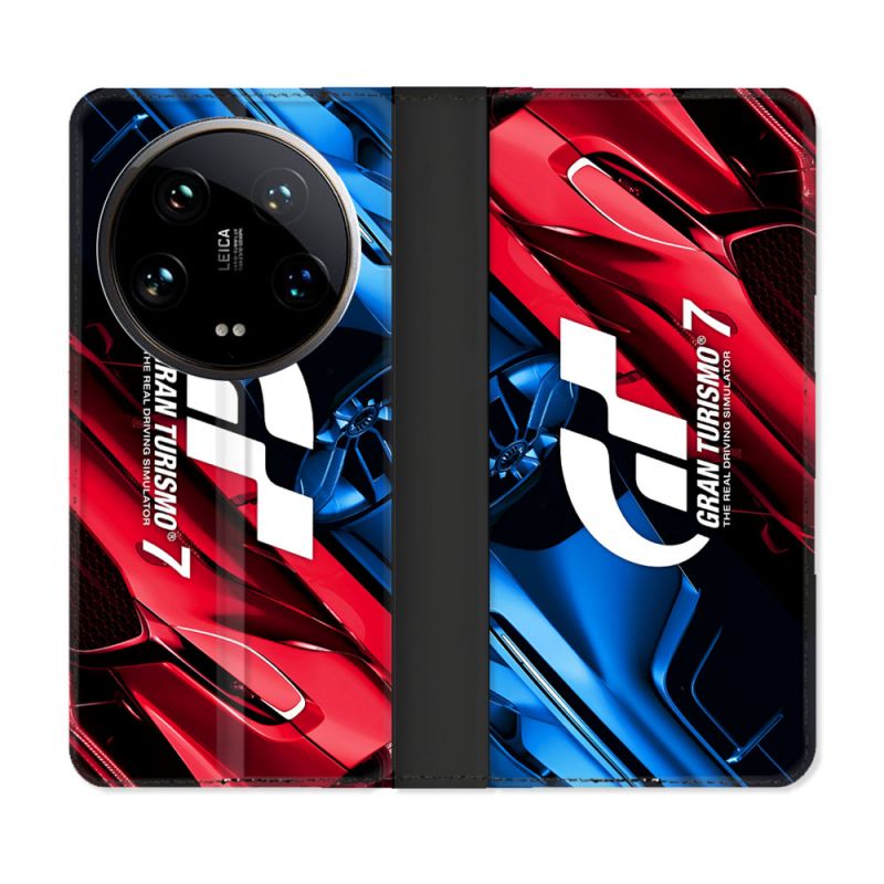 Housse cuir portefeuille Pour Xiaomi 14 Ultra Gran Turismo