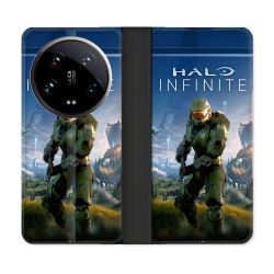 Housse cuir portefeuille Pour Xiaomi 14 Ultra Halo