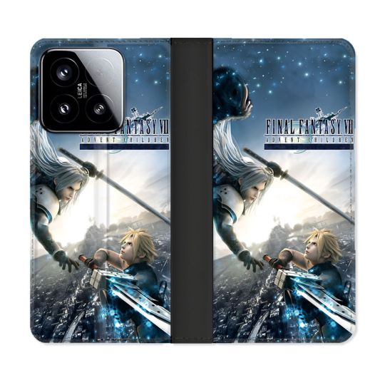 Housse cuir portefeuille Pour Xiaomi 15 Final Fantaisy