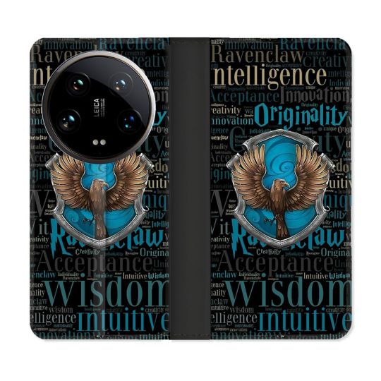 Housse cuir portefeuille Pour Xiaomi 14 Ultra Harry Potter Serdaigle