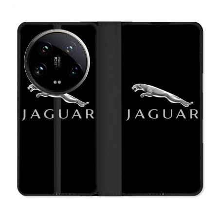 Housse cuir portefeuille Pour Xiaomi 14 Ultra Jaguar