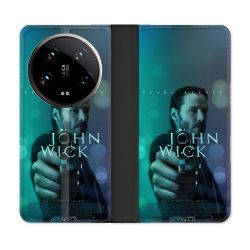 Housse cuir portefeuille Pour Xiaomi 14 Ultra John Wick