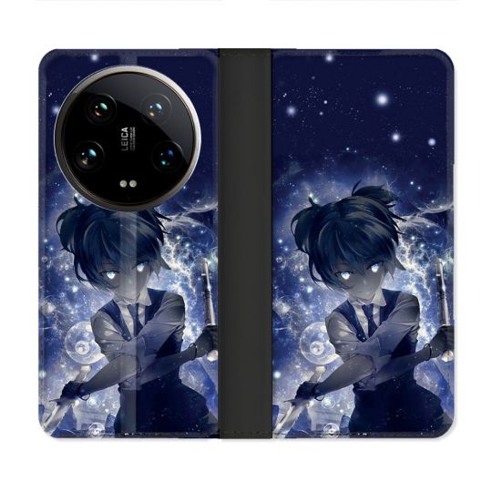 Housse cuir portefeuille Pour Xiaomi 14 Ultra Manga Assassination Classroom Nagisa