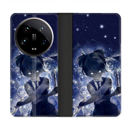Housse cuir portefeuille Pour Xiaomi 14 Ultra Manga Assassination Classroom Nagisa