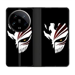 Housse cuir portefeuille Pour Xiaomi 14 Ultra Manga Bleach Masque