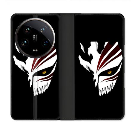Housse cuir portefeuille Pour Xiaomi 14 Ultra Manga Bleach Masque