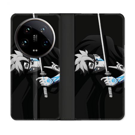 Housse cuir portefeuille Pour Xiaomi 14 Ultra Manga Boruto Epée