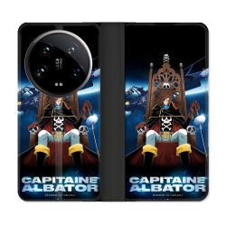 Housse cuir portefeuille Pour Xiaomi 14 Ultra Manga Capitaine Albator