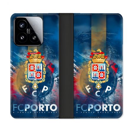 Housse cuir portefeuille Pour Xiaomi 15 Foot FC Porto