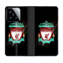 Housse cuir portefeuille Pour Xiaomi 15 Foot Liverpool