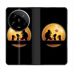 Housse cuir portefeuille Pour Xiaomi 14 Ultra Manga Dragon Ball Vintage