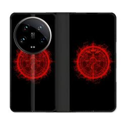 Housse cuir portefeuille Pour Xiaomi 14 Ultra Manga Fullmetal Alchemist Logo