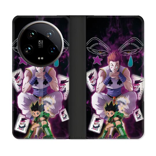Housse cuir portefeuille Pour Xiaomi 14 Ultra Manga Hunter X Hunter Hisoka