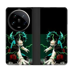 Housse cuir portefeuille Pour Xiaomi 14 Ultra Manga My Hero Academia Deku