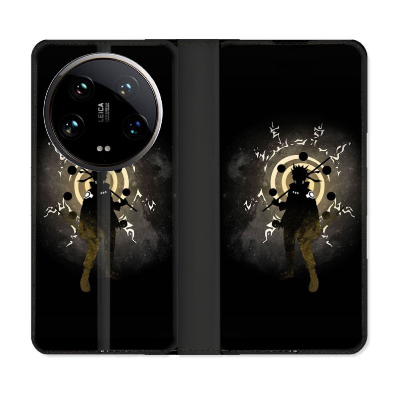 Housse cuir portefeuille Pour Xiaomi 14 Ultra Manga Naruto Sage