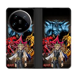 Housse cuir portefeuille Pour Xiaomi 14 Ultra Manga Yu Gi Oh