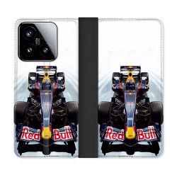 Housse cuir portefeuille Pour Xiaomi 15 Formule 1 F1 Red Bull