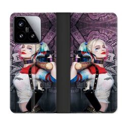 Housse cuir portefeuille Pour Xiaomi 15 Harley Quinn Batte