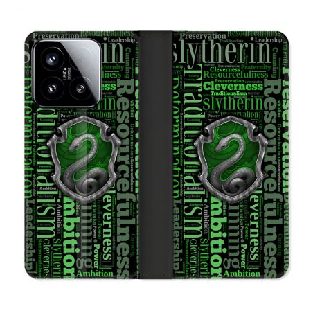 Housse cuir portefeuille Pour Xiaomi 15 Harry Potter Serpentar