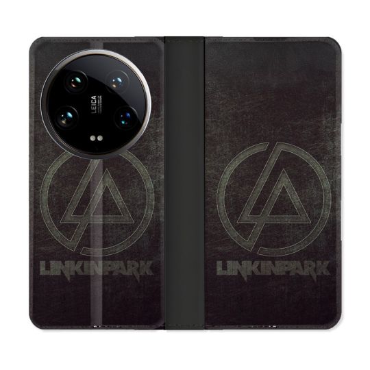 Housse cuir portefeuille Pour Xiaomi 14 Ultra Musique Rock Linkin Park