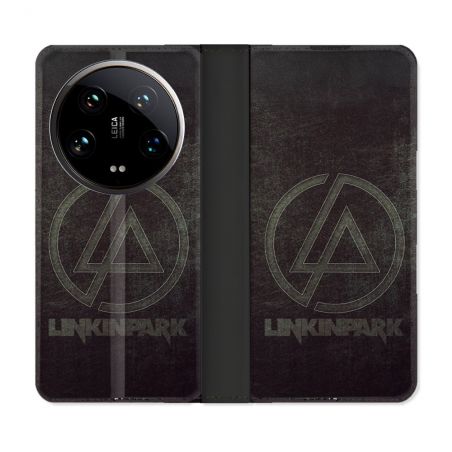 Housse cuir portefeuille Pour Xiaomi 14 Ultra Musique Rock Linkin Park
