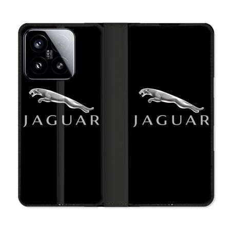 Housse cuir portefeuille Pour Xiaomi 15 Jaguar