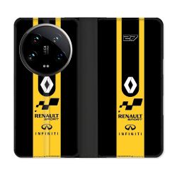Housse cuir portefeuille Pour Xiaomi 14 Ultra Renault