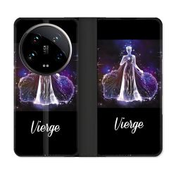 Housse cuir portefeuille Pour Xiaomi 14 Ultra Signe Zodiaque 2 Vierge
