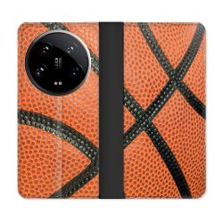 Housse cuir portefeuille Pour Xiaomi 14 Ultra Sport Ballon Basket