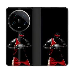 Housse cuir portefeuille Pour Xiaomi 14 Ultra Sport Basketeur