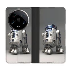 Housse cuir portefeuille Pour Xiaomi 14 Ultra Star Wars - R2D2