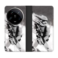 Housse cuir portefeuille Pour Xiaomi 14 Ultra Star Wars - Trooper