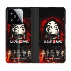 Housse cuir portefeuille Pour Xiaomi 15 La Casa De Papel