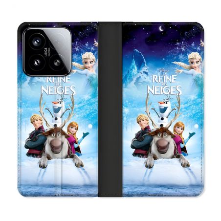 Housse cuir portefeuille Pour Xiaomi 15 La Reine Des Neiges