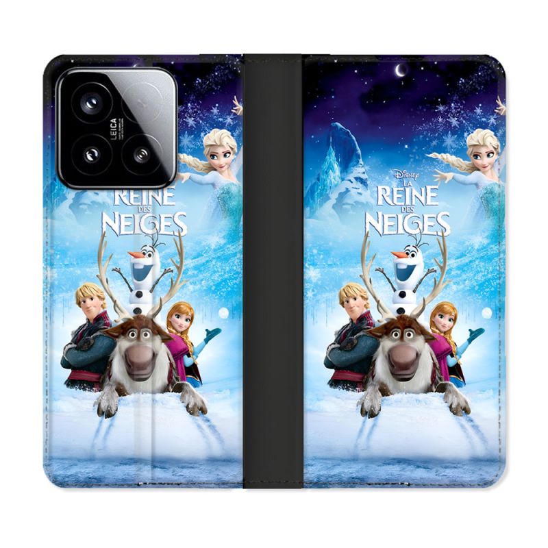 Housse cuir portefeuille Pour Xiaomi 15 La Reine Des Neiges