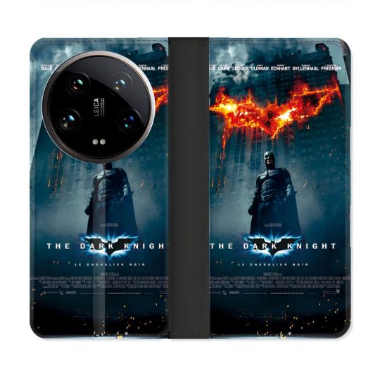 Housse cuir portefeuille Pour Xiaomi 14 Ultra The Dark Night