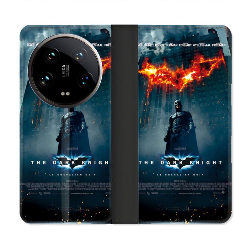Housse cuir portefeuille Pour Xiaomi 14 Ultra The Dark Night