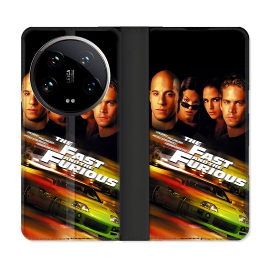 Housse cuir portefeuille Pour Xiaomi 14 Ultra The Fast And Furious